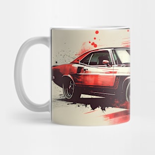 Comic-Esque American Muscle Car Mug